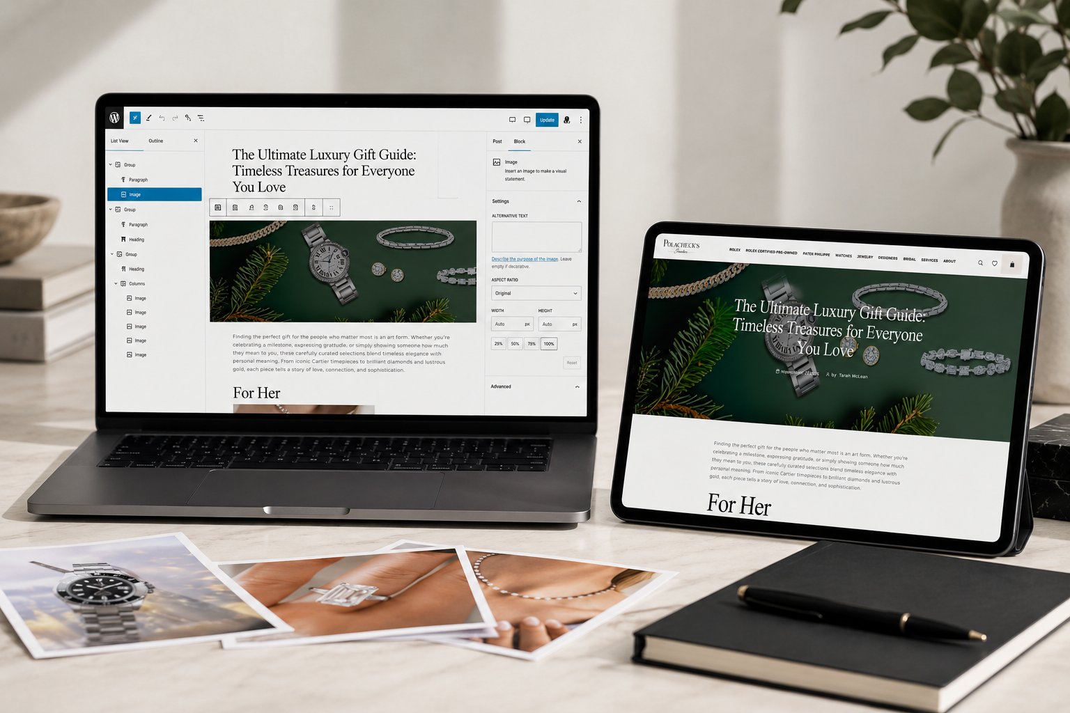 WordPress imagery