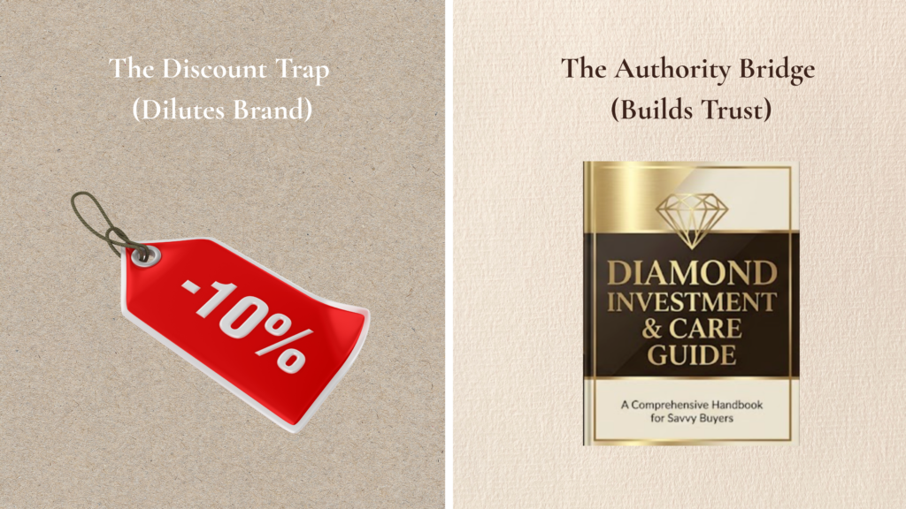 A marketing infographic answering do lead magnets work by highlighting benefits like 50% higher website conversion rates and 3x faster email list growth for jewelry brands.