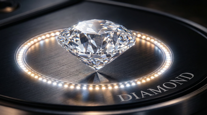 An infographic outlining a 4-step customer engagement strategy for jewelry brands, covering website personalization, omnichannel presence, social proof, and loyalty programs.